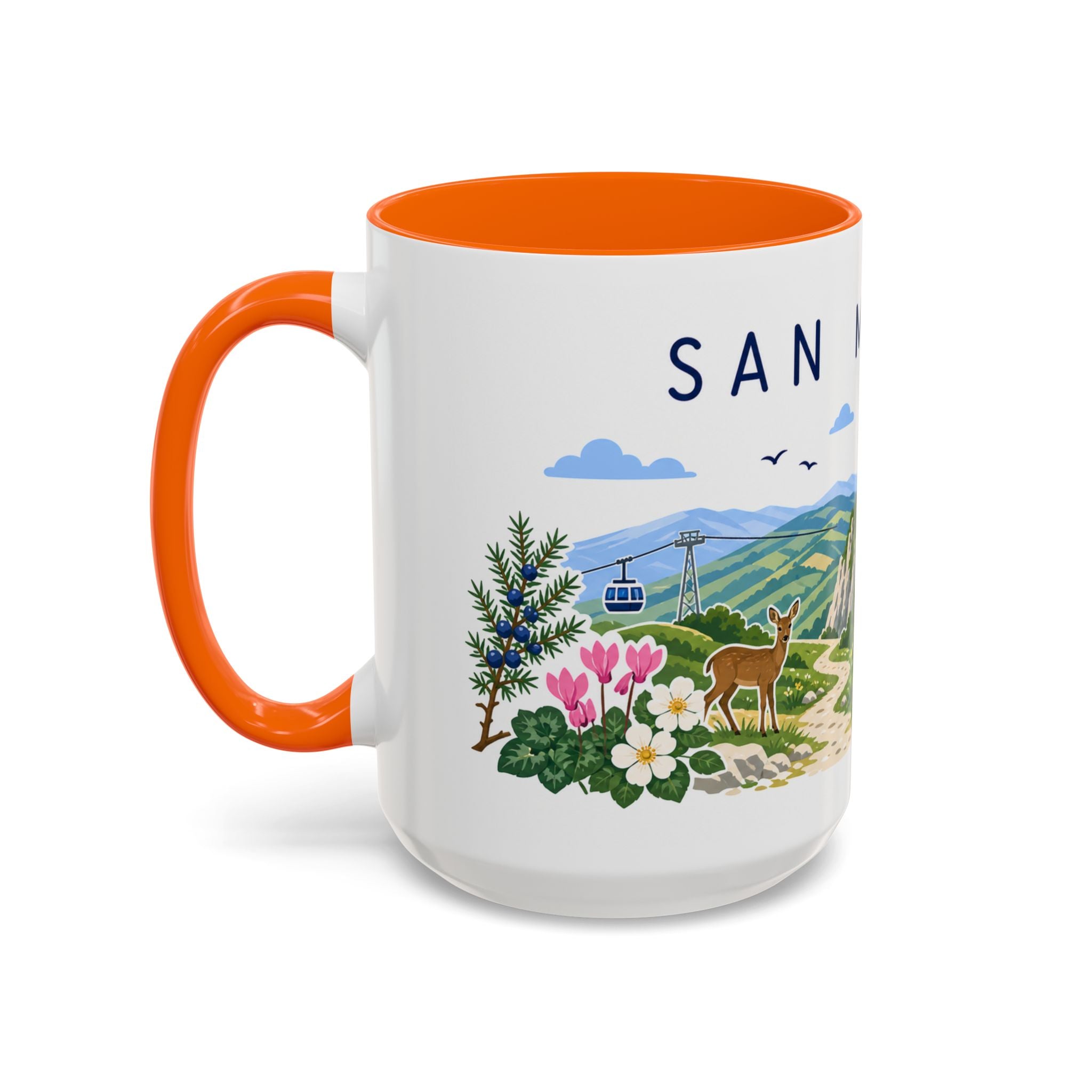 San Marino Coffee Mug | Travel Souvenir Accent Mug | Country Gift Ceramic Cup 11oz 15oz