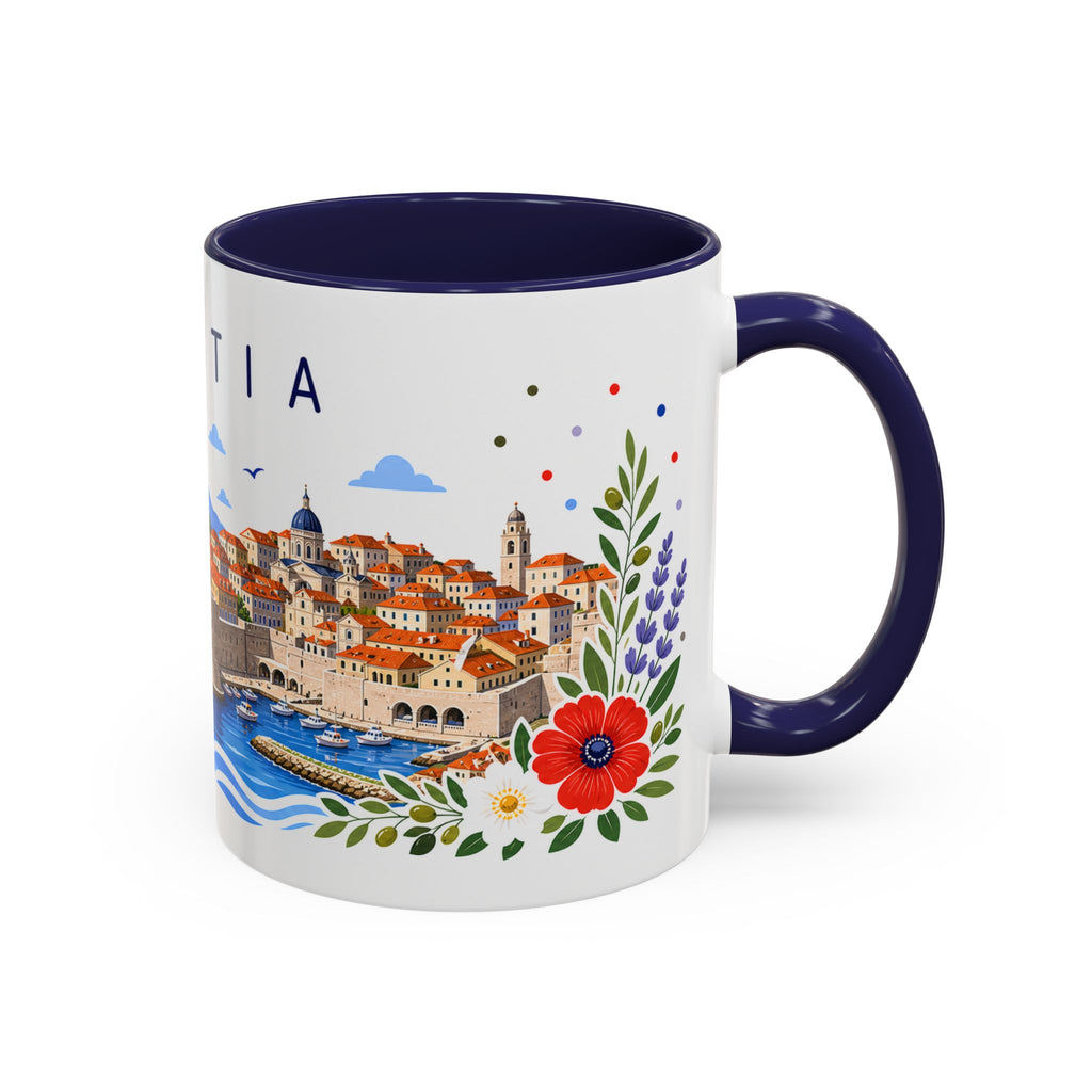 Croatia Coffee Mug | Travel Souvenir Accent Mug | Place Gift Ceramic Cup 11oz 15oz