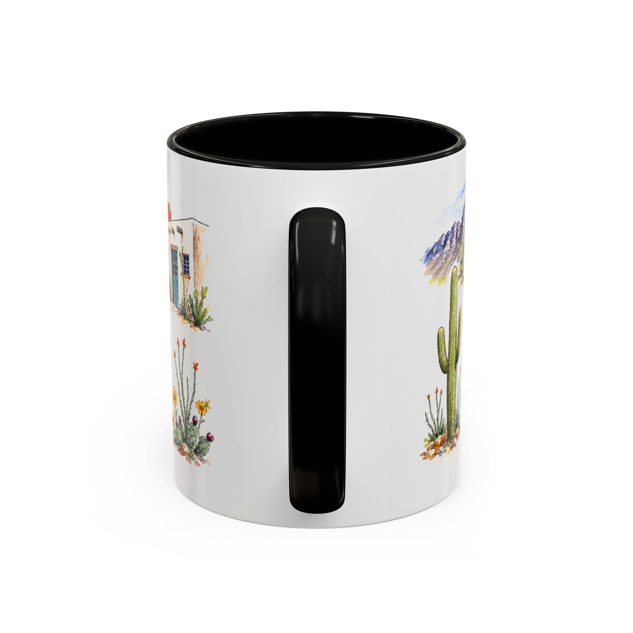 Tucson Illustrated Travel Mug | City Souvenir Accent Coffee Mug | 11oz 15oz Ceramic Cup