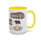 Bern Illustrated Travel Mug | City Souvenir Accent Coffee Mug | 11oz 15oz Ceramic Cup