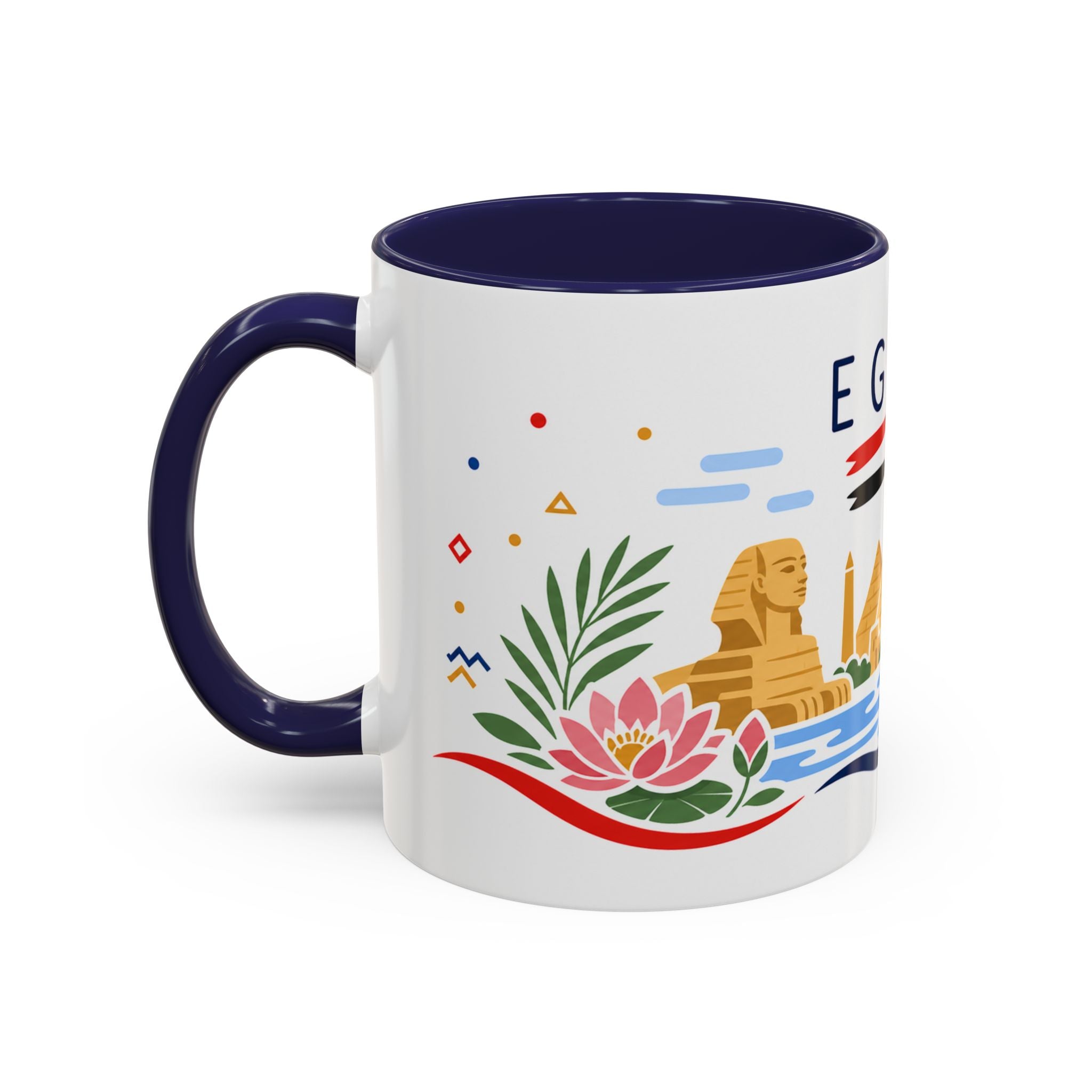 Egypt Coffee Mug | Travel Souvenir Accent Mug | Country Gift Ceramic Cup 11oz 15oz