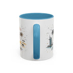 Dubai Coffee Mug | UAE Souvenir Travel Gift | Accent Color Ceramic 11oz 15oz