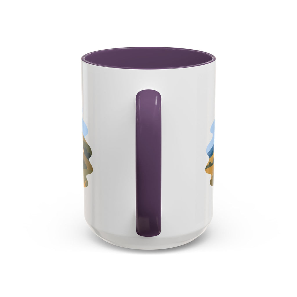 Wind Cave National Park Coffee Mug | Solid Color Block Park Souvenir | 11oz 15oz Accent Mug