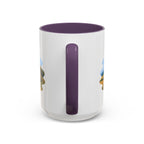 Wind Cave National Park Coffee Mug | Solid Color Block Park Souvenir | 11oz 15oz Accent Mug