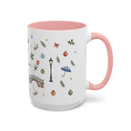 Amsterdam Christmas Watercolor Mug | Festive City Souvenir Coffee Cup