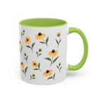 Maryland Black-eyed Susan Mug, State Flower Floral Coffee Cup, 11oz Botanical Gift