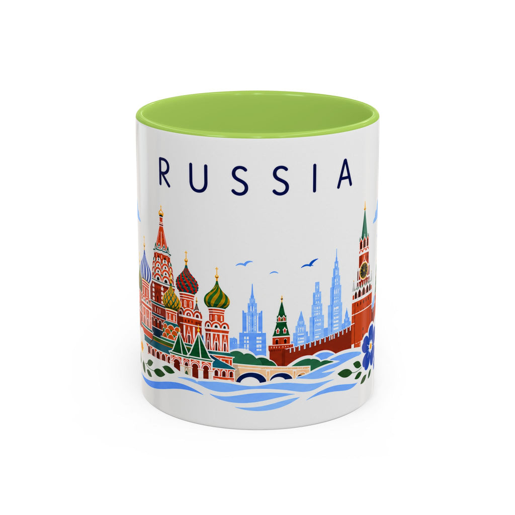 Russia Coffee Mug | Travel Souvenir Accent Mug | Place Gift Ceramic Cup 11oz 15oz