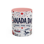 Canada Day Coffee Mug | Canadian Pride Gift | Accent Color Ceramic 11oz 15oz