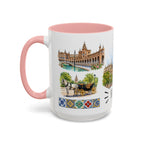 Seville Illustrated Travel Mug | City Souvenir Accent Coffee Mug | 11oz 15oz Ceramic Cup