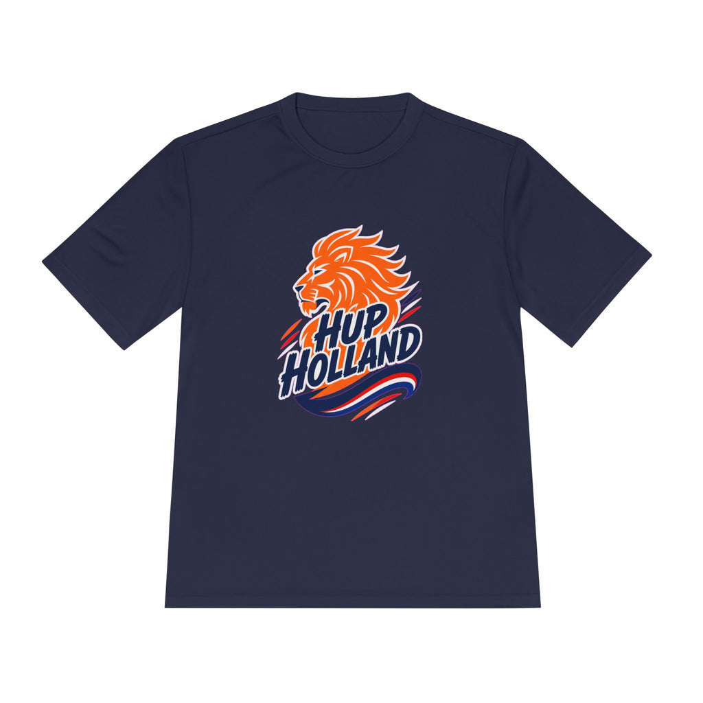 Hup Holland Netherlands Soccer Fan Shirt, Moisture Wicking Sport Tee
