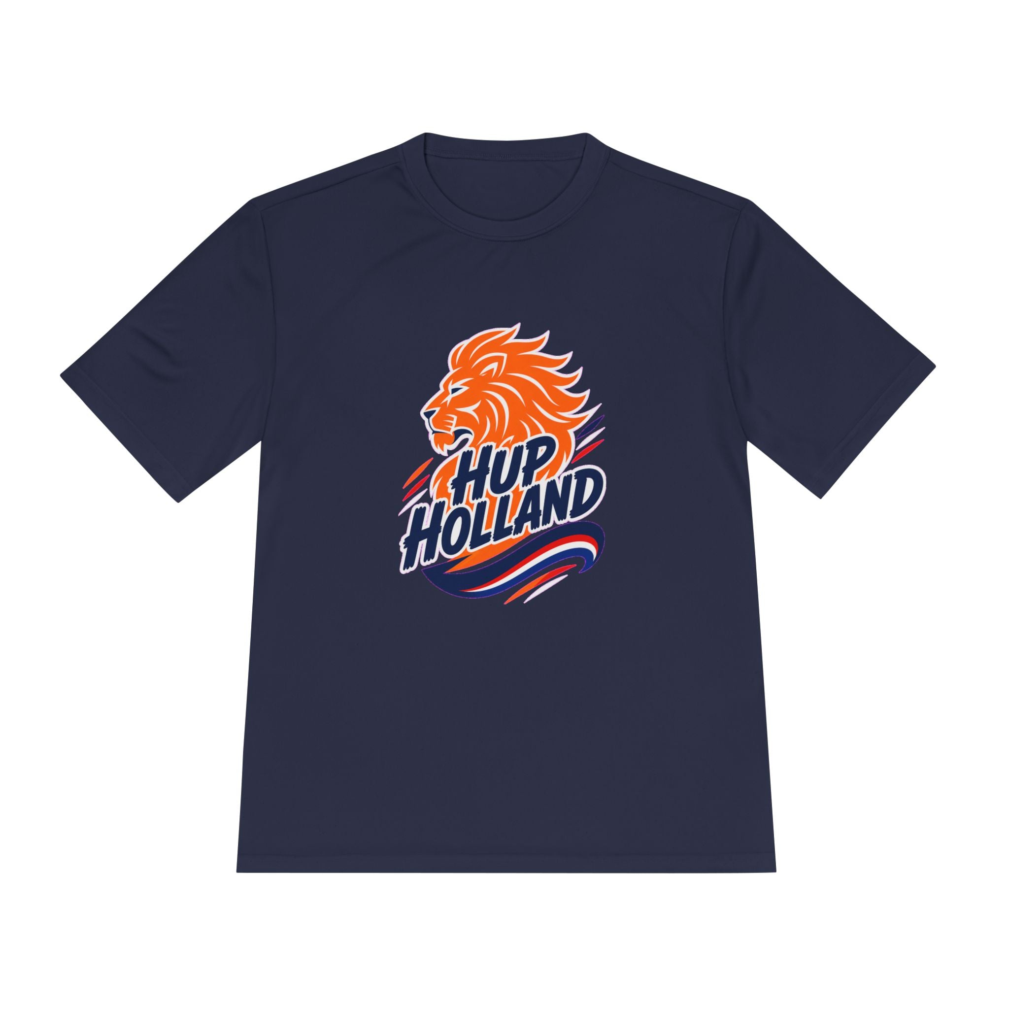 Hup Holland Netherlands Soccer Fan Shirt, Moisture Wicking Sport Tee