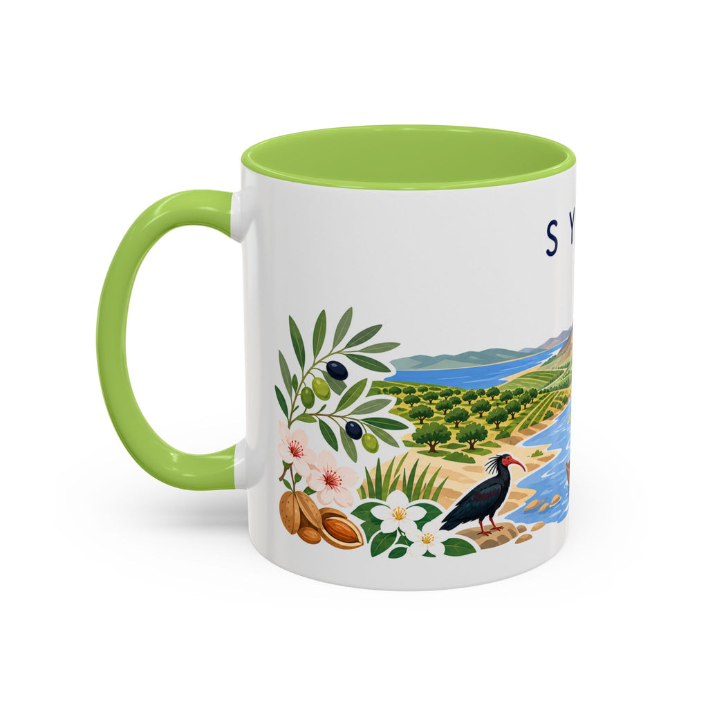 Syria Coffee Mug | Travel Souvenir Accent Mug | Country Gift Ceramic Cup 11oz 15oz