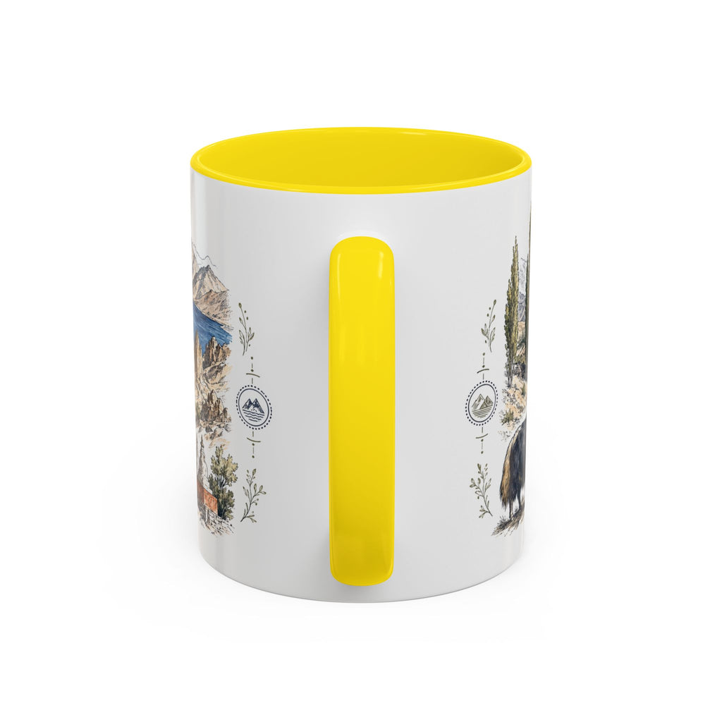 Ladakh Mug, India Travel Souvenir, Bucket List Gift, Accent Ceramic Coffee Mug 11oz 15oz