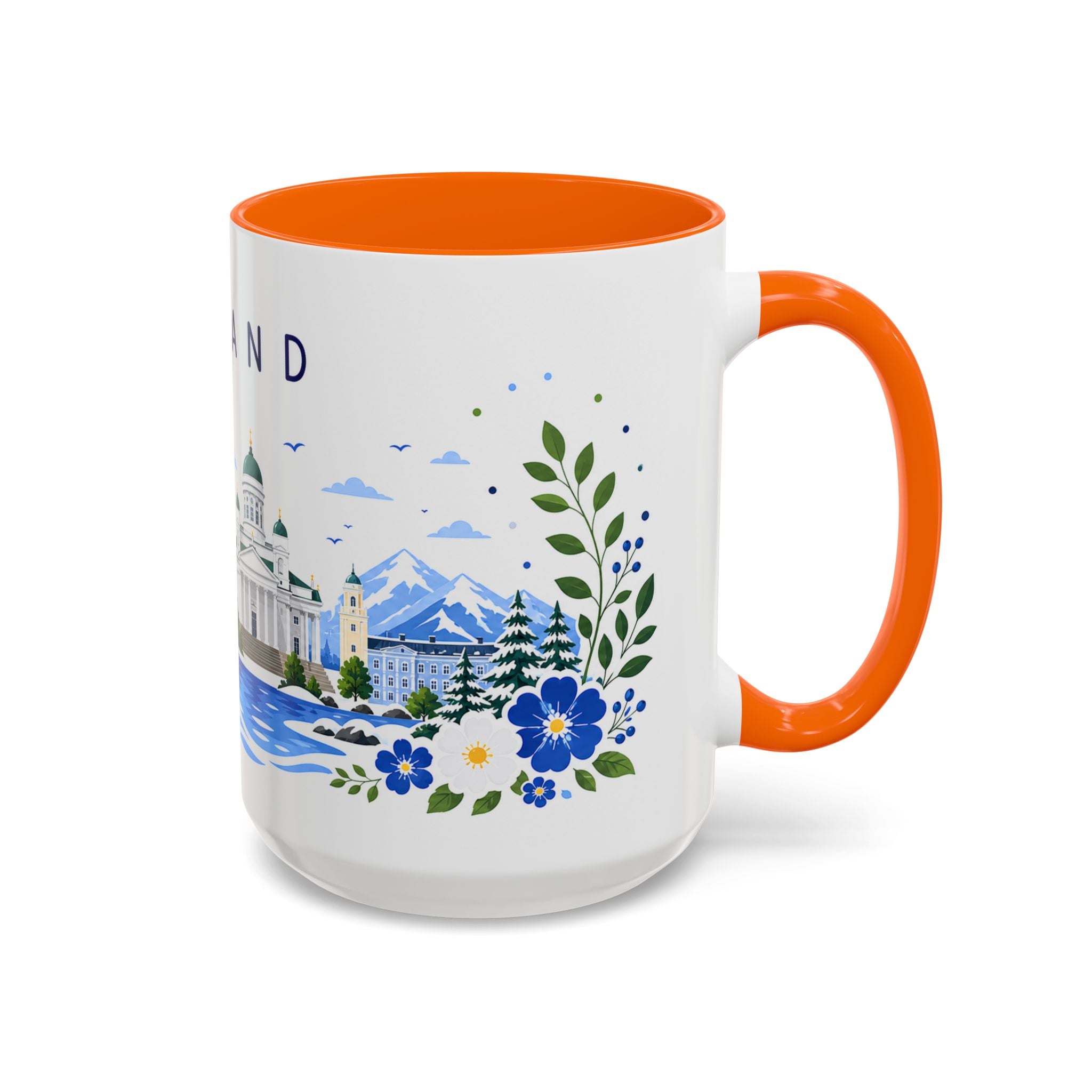 Finland Coffee Mug | Travel Souvenir Accent Mug | Place Gift Ceramic Cup 11oz 15oz