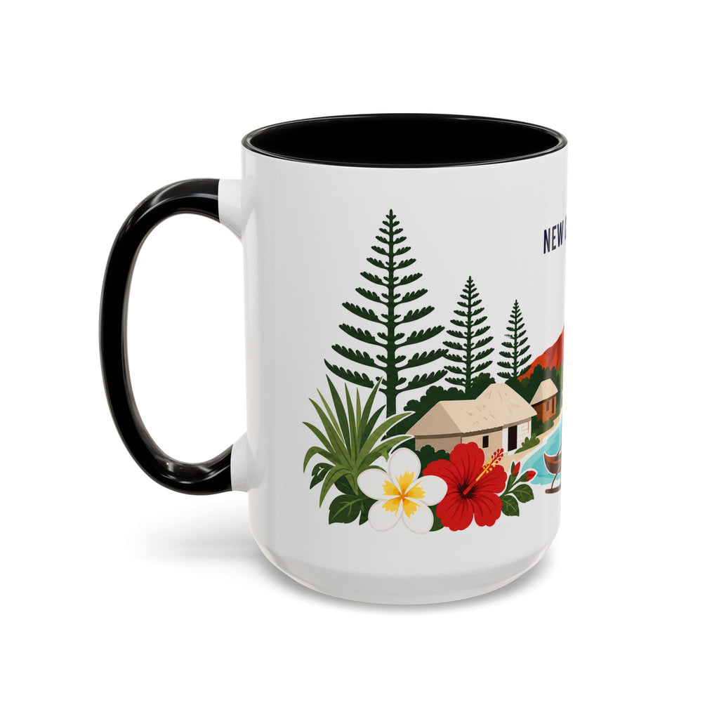 New Caledonia Coffee Mug | Travel Souvenir Accent Mug | Country Gift Ceramic Cup 11oz 15oz