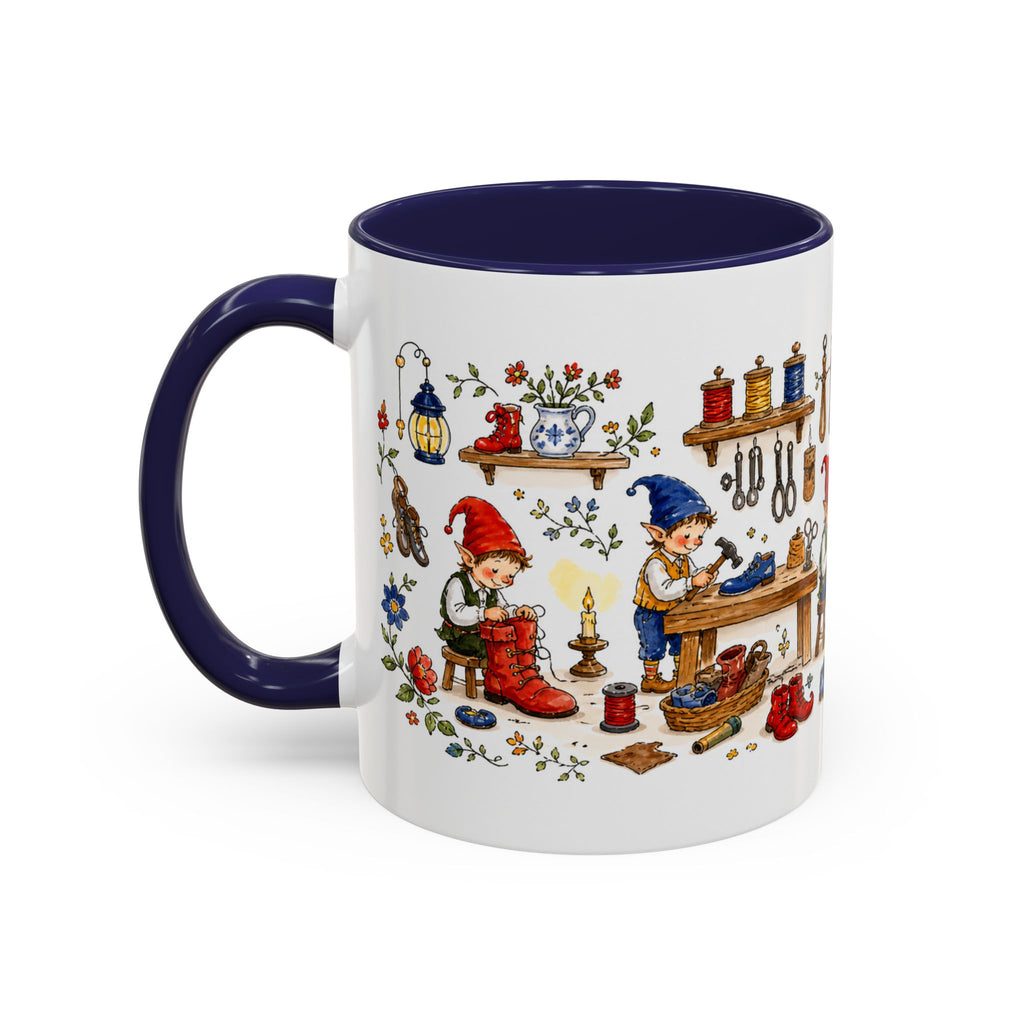 Elves and the Shoemaker Mug | Storybook Accent Coffee Mug | EveryLegend
