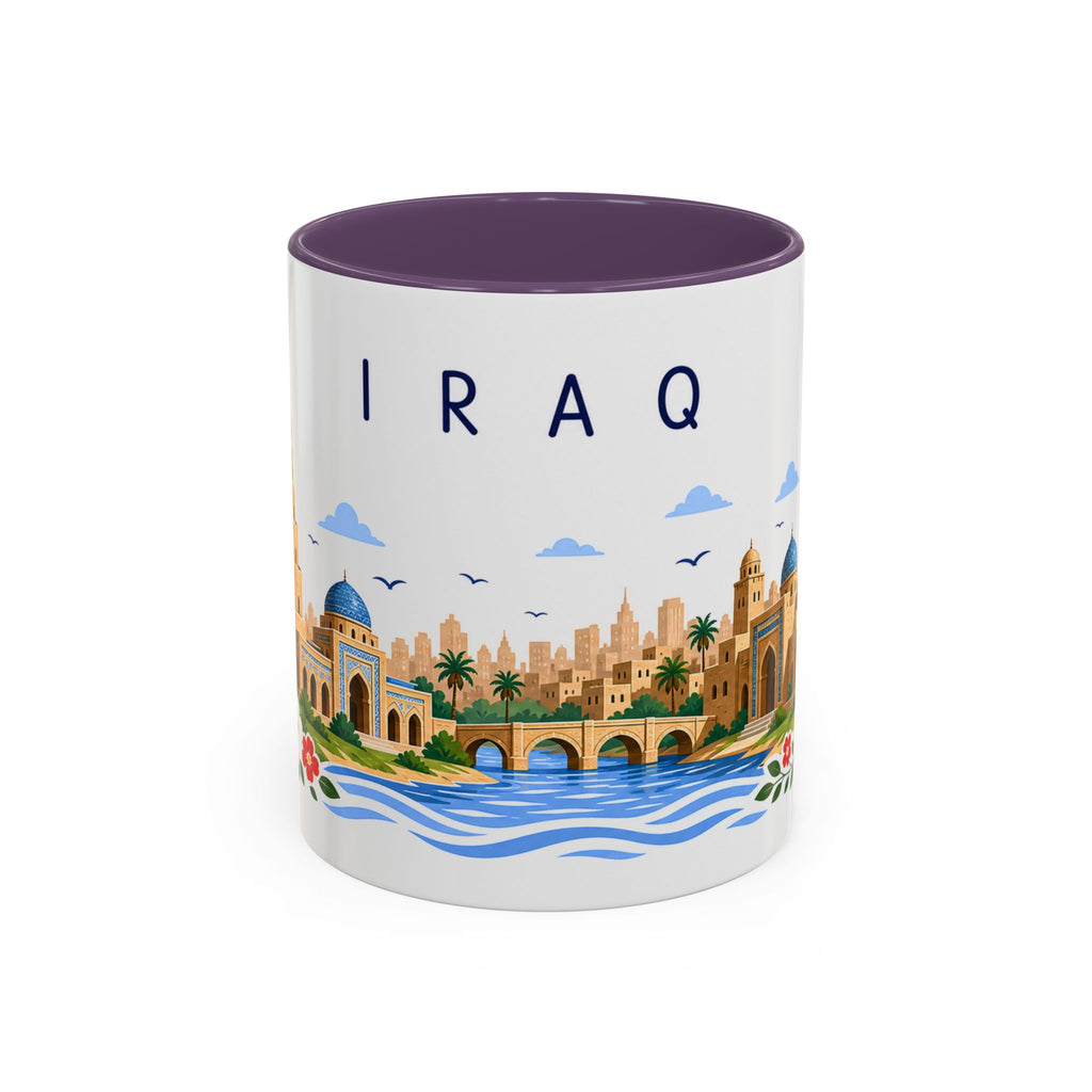 Iraq Coffee Mug | Travel Souvenir Accent Mug | Place Gift Ceramic Cup 11oz 15oz