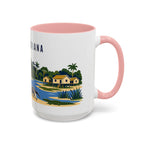 French Guiana Coffee Mug | Travel Souvenir Accent Mug | Country Gift Ceramic Cup 11oz 15oz