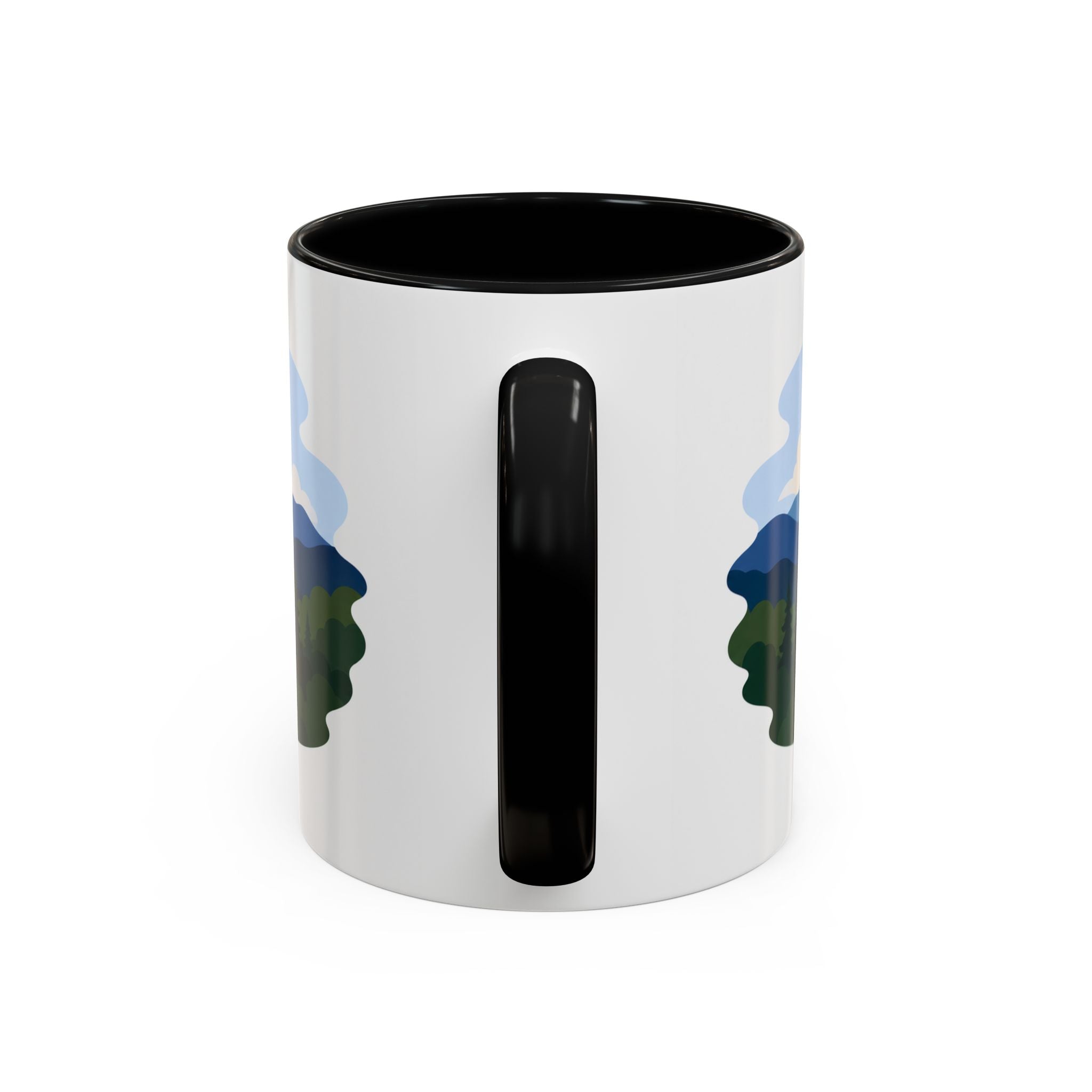 Great Smoky Mountains National Park Coffee Mug | Solid Color Block Park Souvenir | 11oz 15oz Accent Mug