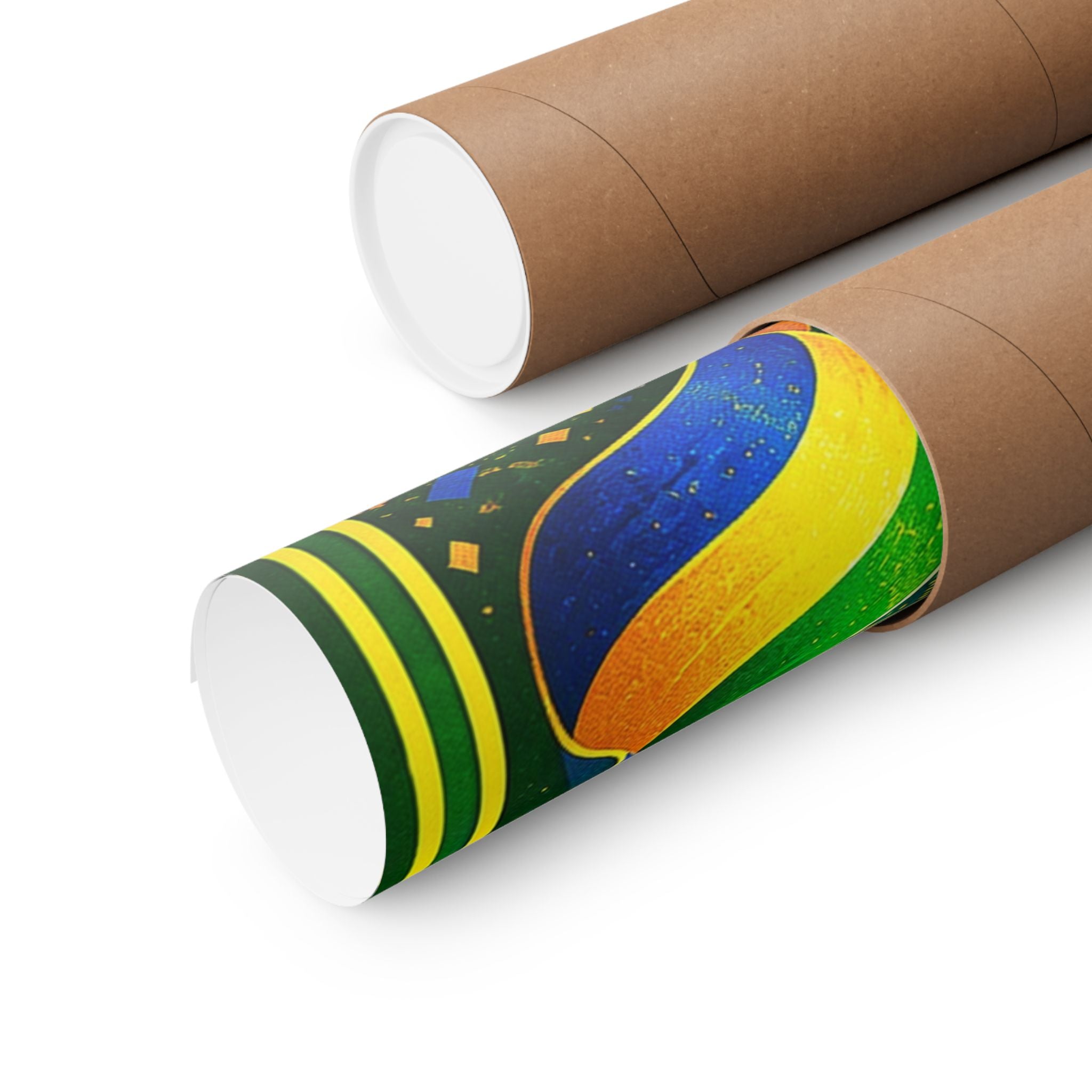Brazil Soccer Poster | Rally Fan Art Print | 2026 Soccer Wall Decor