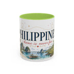 Philippines Home Country Mug | Moving Away Gift | Long Distance Friendship | 11 oz 15 oz Accent Mug