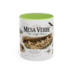 Mesa Verde National Park Coffee Mug | Colorado Ancient Cliff Dwellings Gift | Accent Color Ceramic 11oz 15oz