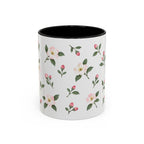 Michigan Apple Blossom Mug, State Flower Floral Coffee Cup, 11oz Botanical Gift