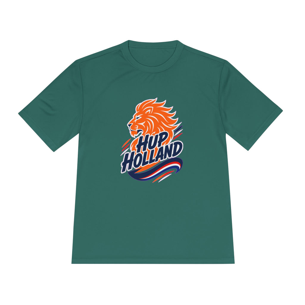 Hup Holland Netherlands Soccer Fan Shirt, Moisture Wicking Sport Tee