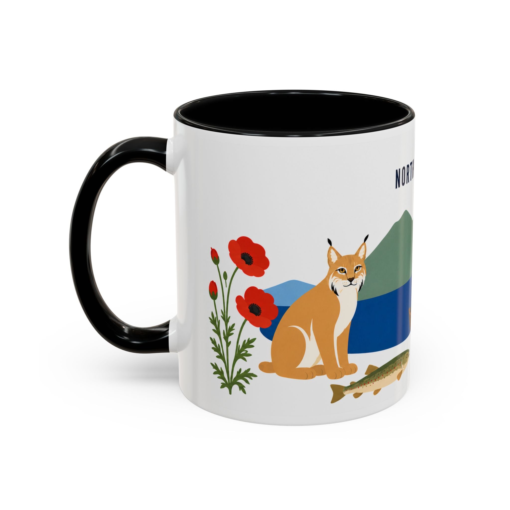 North Macedonia Coffee Mug | Travel Souvenir Accent Mug | Country Gift Ceramic Cup 11oz 15oz