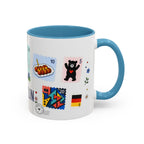 Berlin Coffee Mug | Postage Stamp Collage Mug | Travel Souvenir Accent Cup 11oz 15oz