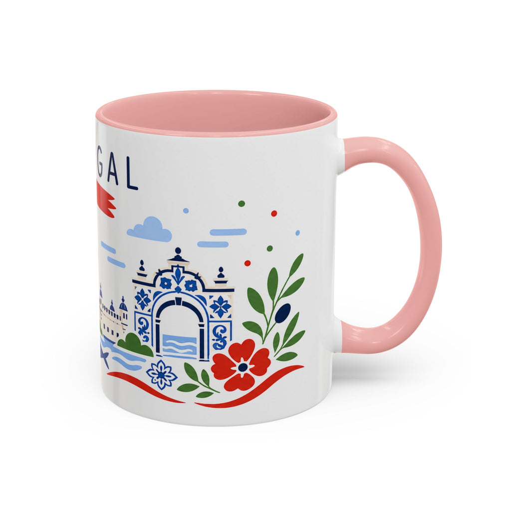 Portugal Coffee Mug | Travel Souvenir Accent Mug | Country Gift Ceramic Cup 11oz 15oz