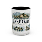 Lake Como Mug, Italy Travel Souvenir, Bucket List Gift, Accent Ceramic Coffee Mug 11oz 15oz