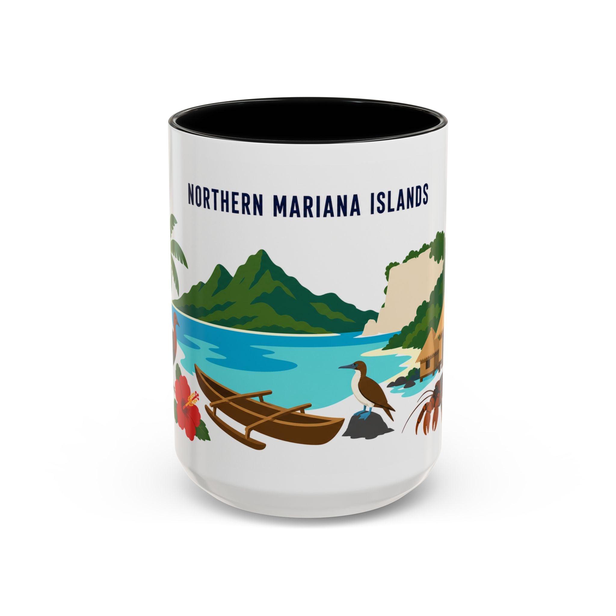 Northern Mariana Islands Coffee Mug | Travel Souvenir Accent Mug | Country Gift Ceramic Cup 11oz 15oz