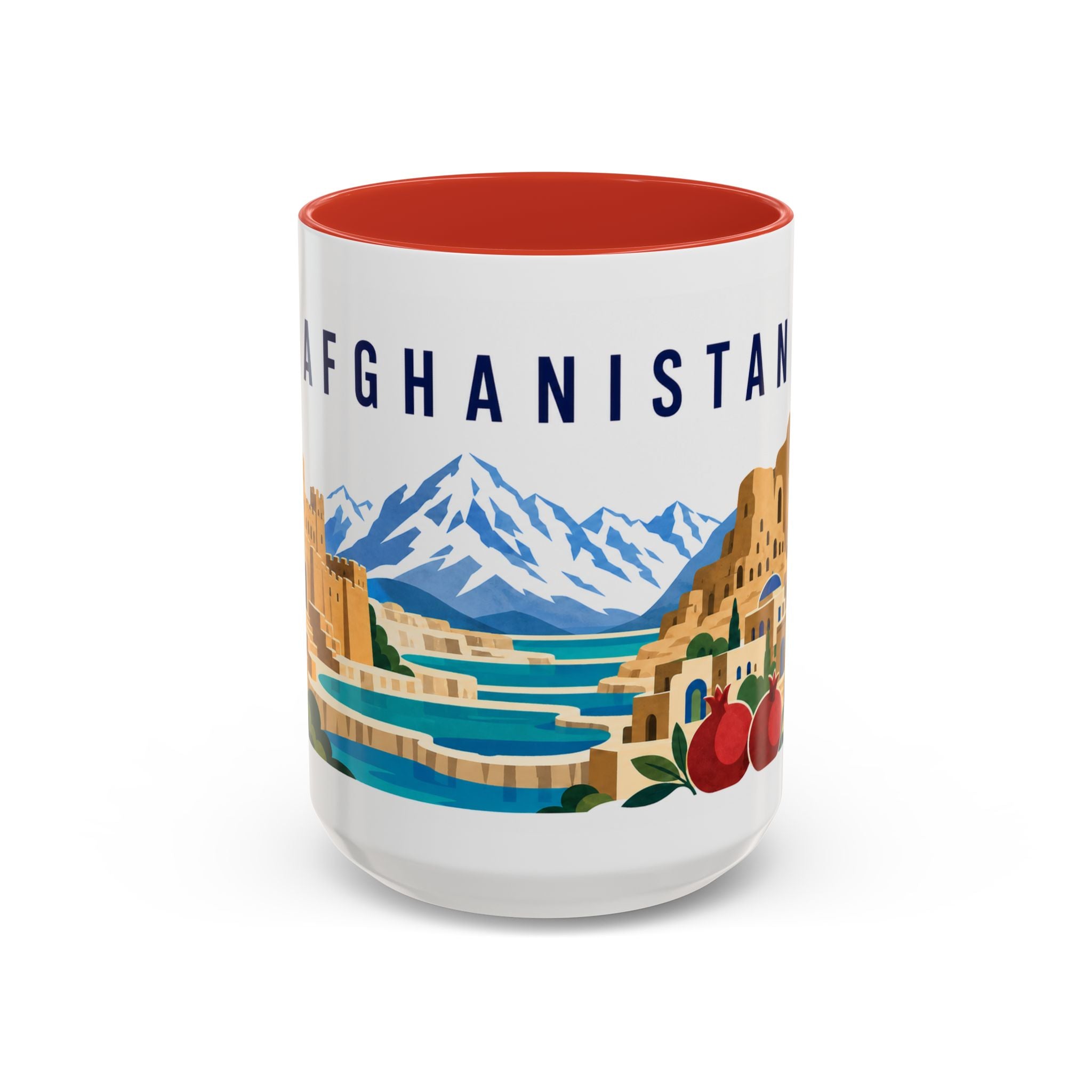 Afghanistan Coffee Mug | Travel Souvenir Accent Mug | Country Gift Ceramic Cup 11oz 15oz