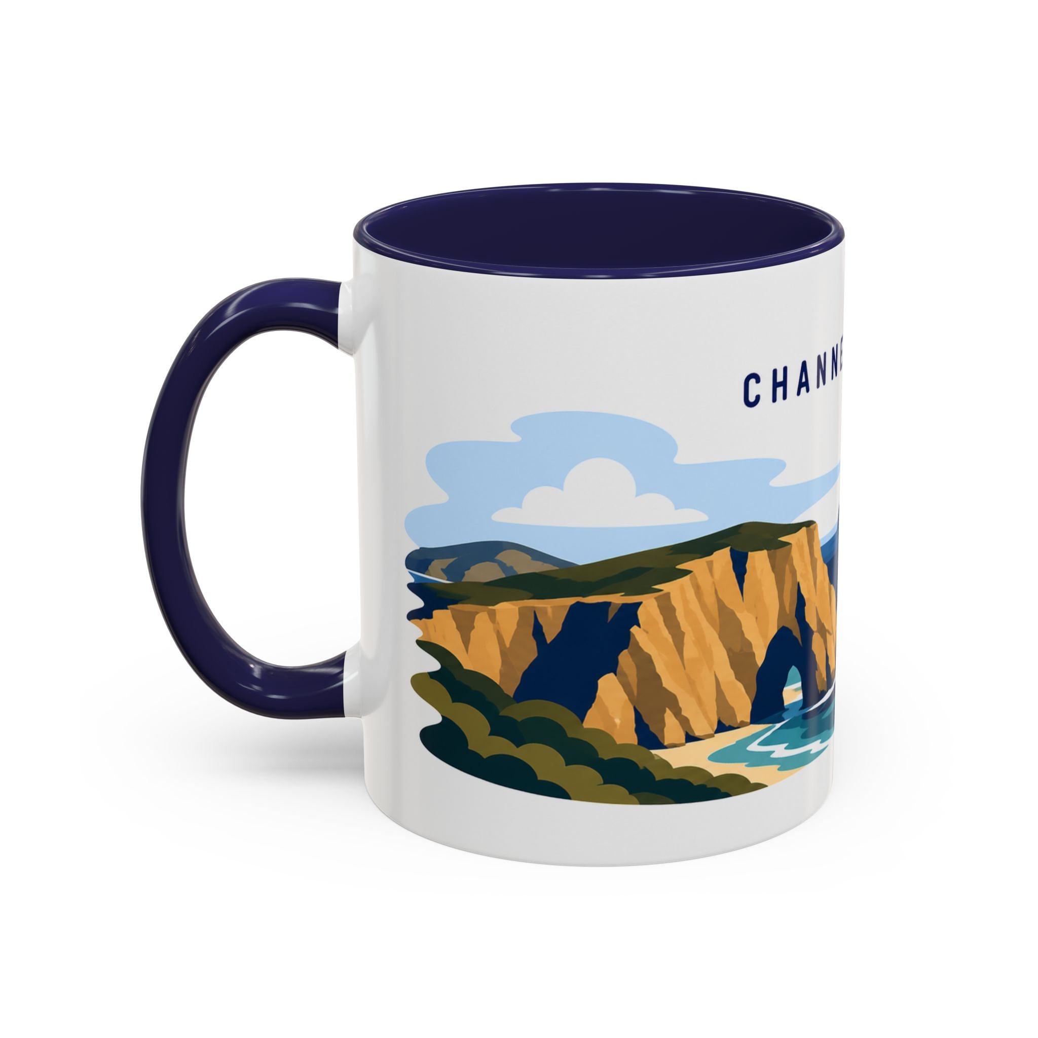 Channel Islands National Park Coffee Mug | Solid Color Block Park Souvenir | 11oz 15oz Accent Mug