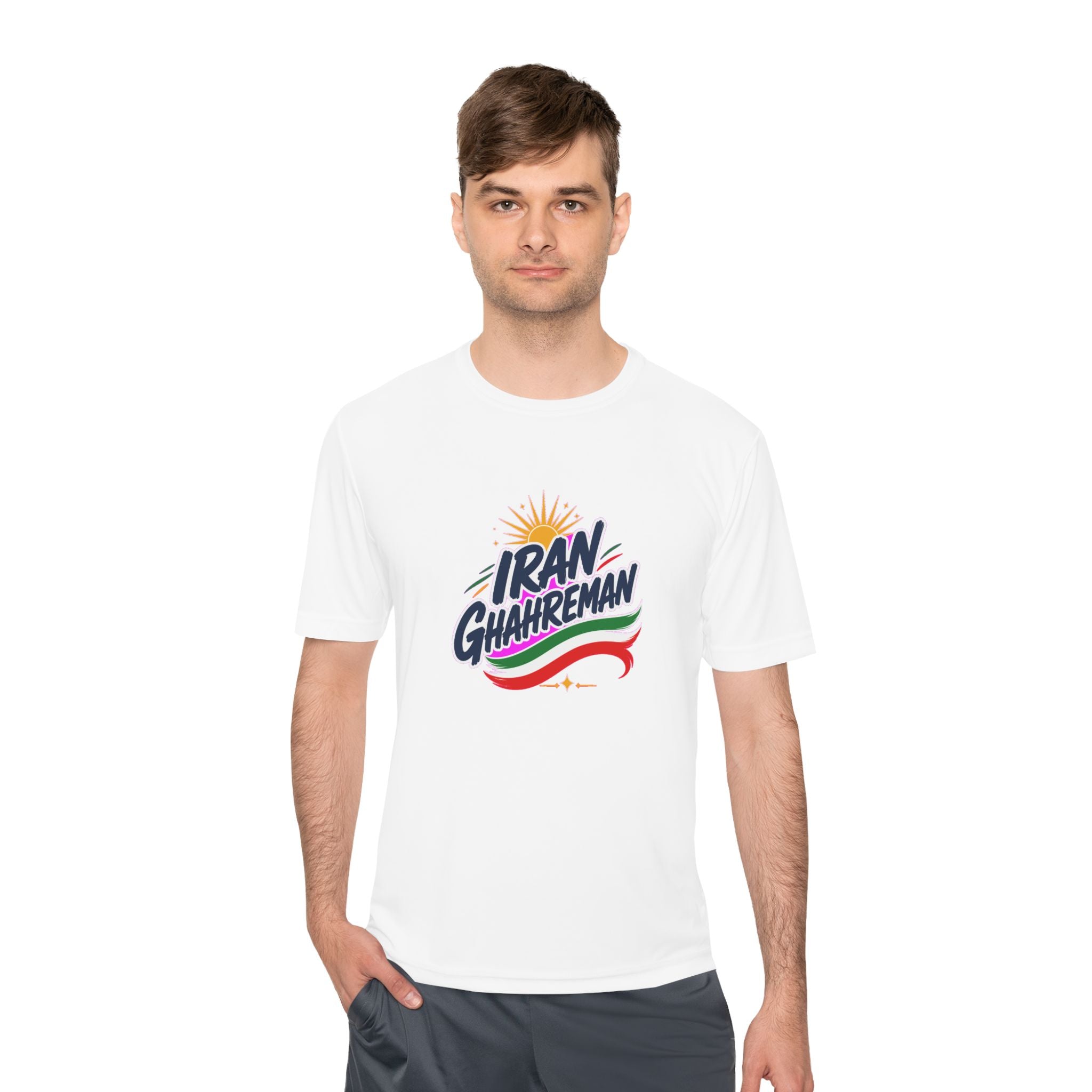 Iran Ghahreman Soccer Fan T-Shirt, Moisture-Wicking Sport Tee