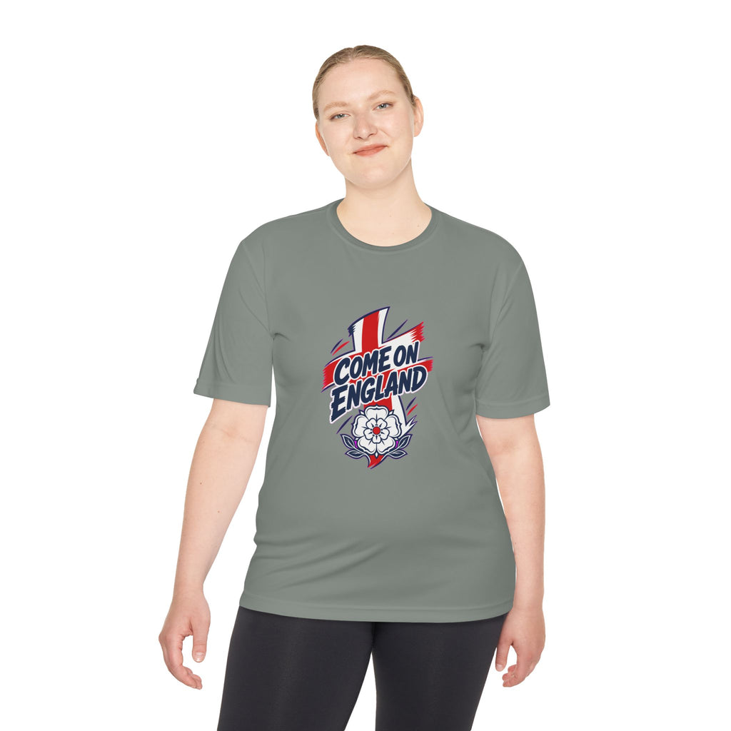 England Soccer Fan Tee, Come On England Sport Shirt