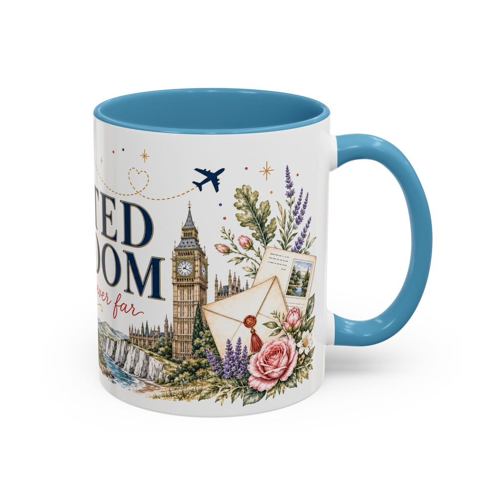 United Kingdom Home Country Mug | Moving Away Gift | Long Distance Friendship | 11 oz 15 oz Accent Mug
