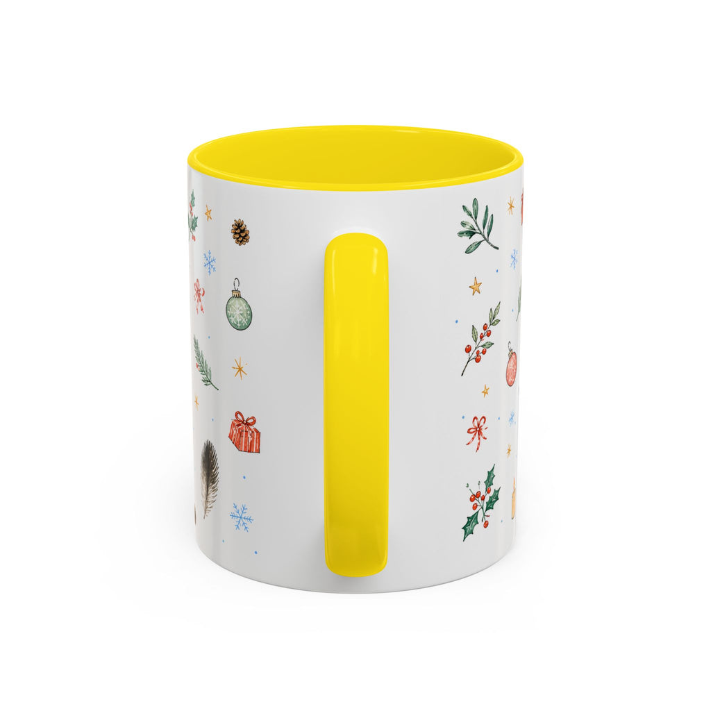 Galapagos Islands Christmas Mug | Watercolor Travel Souvenir | Holiday Gift | Accent Ceramic Coffee Cup 11oz 15oz