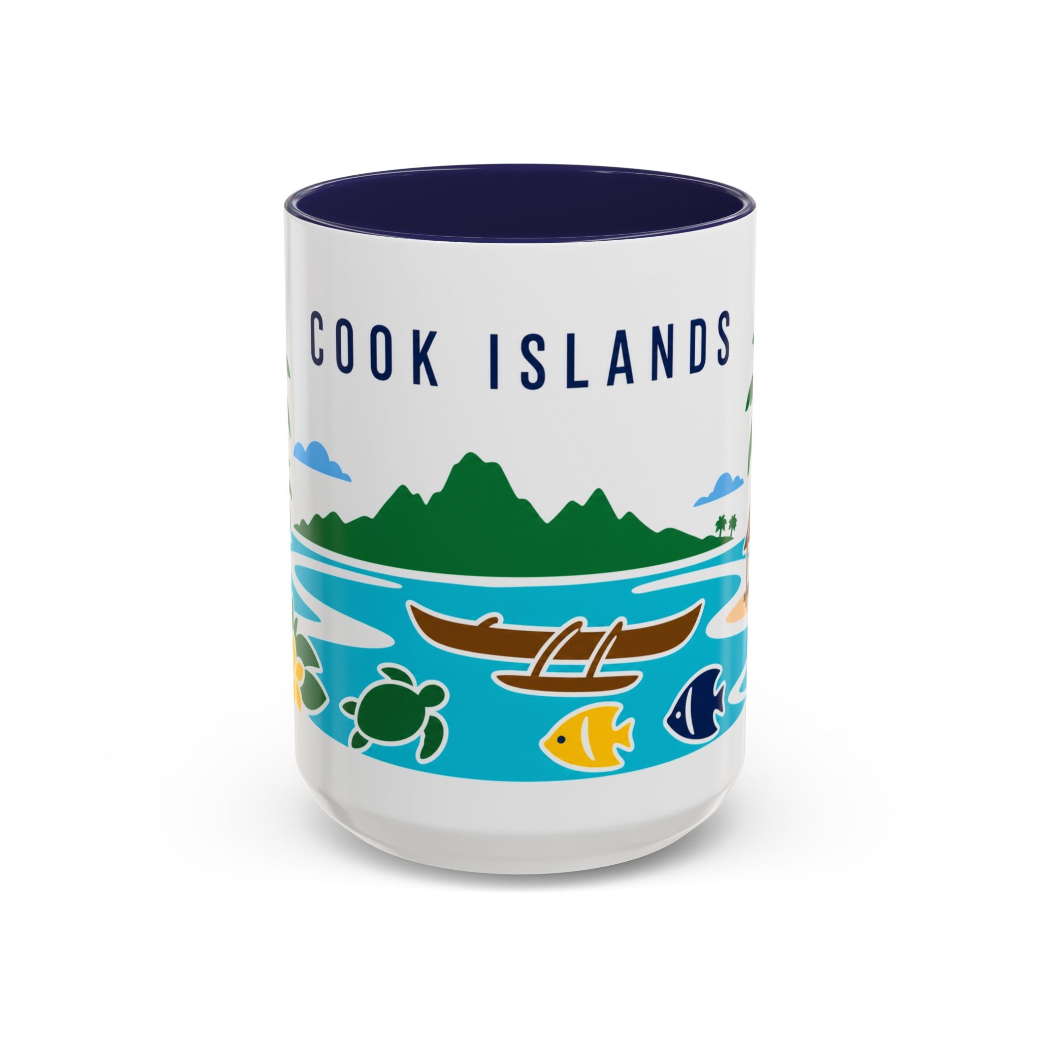 Cook Islands Coffee Mug | Travel Souvenir Accent Mug | Country Gift Ceramic Cup 11oz 15oz