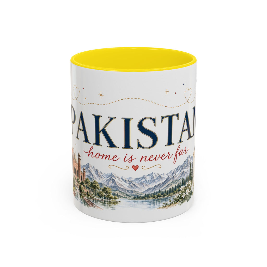Pakistan Home Country Mug | Moving Away Gift | Long Distance Friendship | 11 oz 15 oz Accent Mug