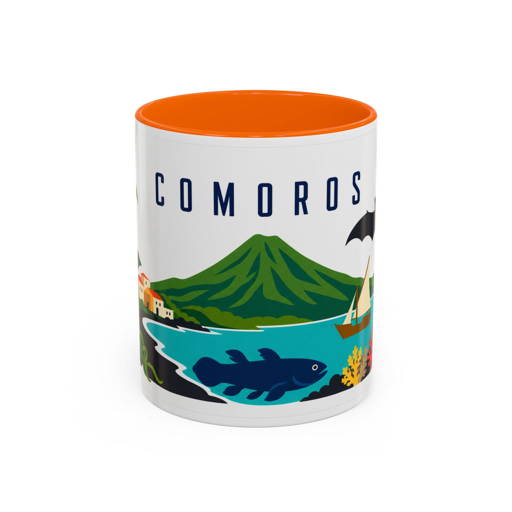 Comoros Coffee Mug | Travel Souvenir Accent Mug | Country Gift Ceramic Cup 11oz 15oz