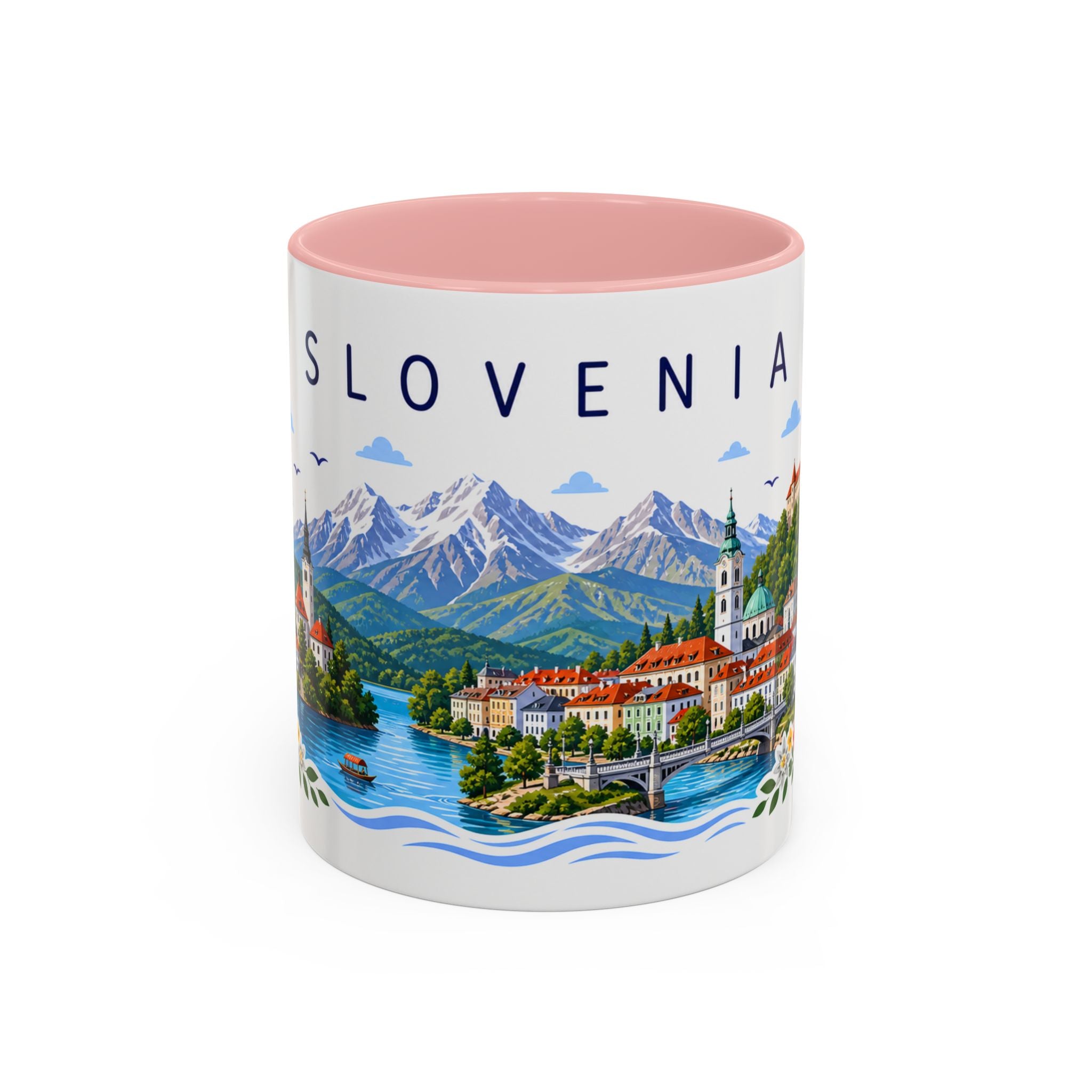 Slovenia Coffee Mug | Travel Souvenir Accent Mug | Place Gift Ceramic Cup 11oz 15oz