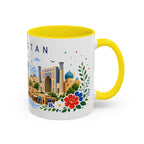 Uzbekistan Coffee Mug | Travel Souvenir Accent Mug | Place Gift Ceramic Cup 11oz 15oz