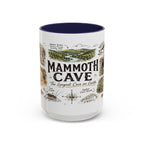 Mammoth Cave National Park Coffee Mug | Kentucky Cave Exploration Hiking Gift | Accent Color Ceramic 11oz 15oz