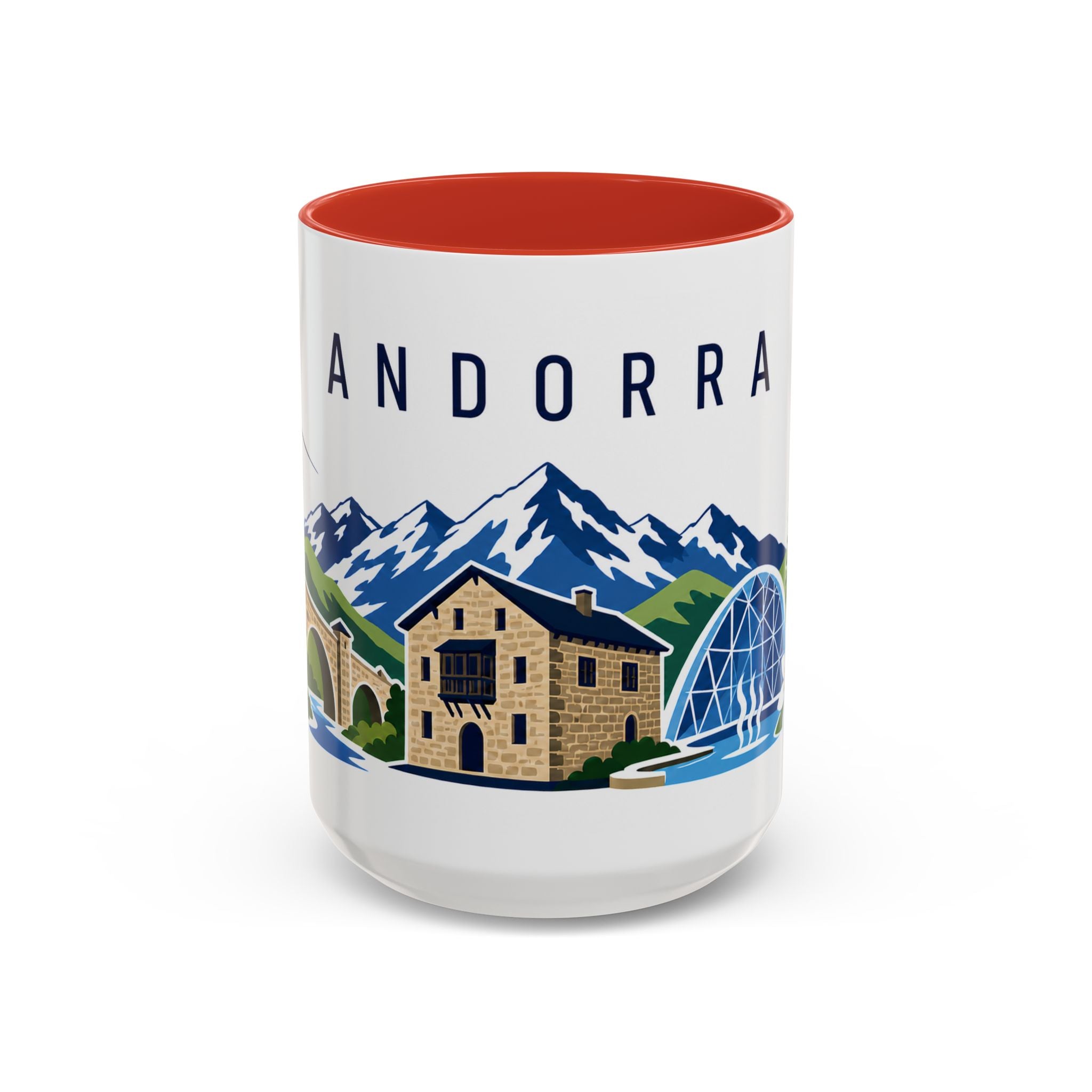 Andorra Coffee Mug | Travel Souvenir Accent Mug | Country Gift Ceramic Cup 11oz 15oz
