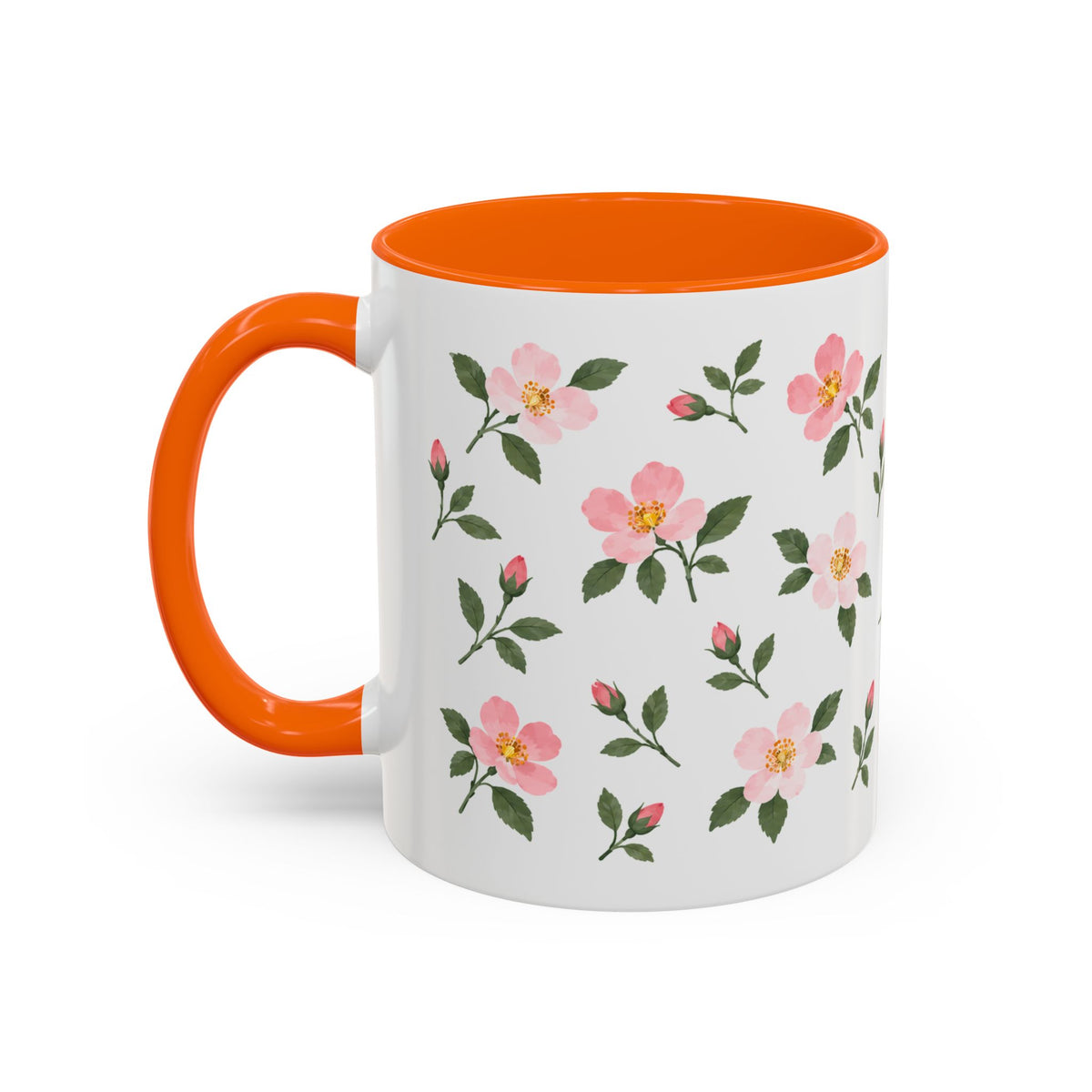 Iowa Wild Rose Mug, State Flower Floral Coffee Cup, 11oz Botanical Gift