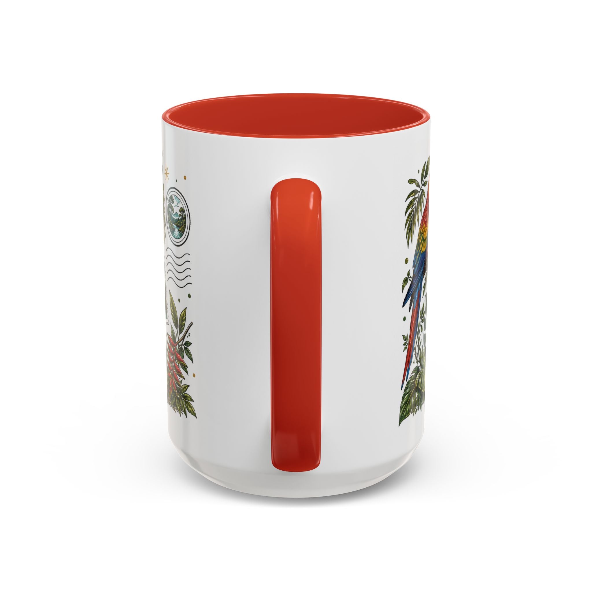 Amazon Rainforest Coffee Mug | Travel Destination Souvenir Gift | Accent Color Ceramic 11oz 15oz