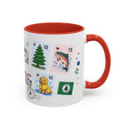 Seattle Coffee Mug | Postage Stamp Collage Mug | Travel Souvenir Accent Cup 11oz 15oz