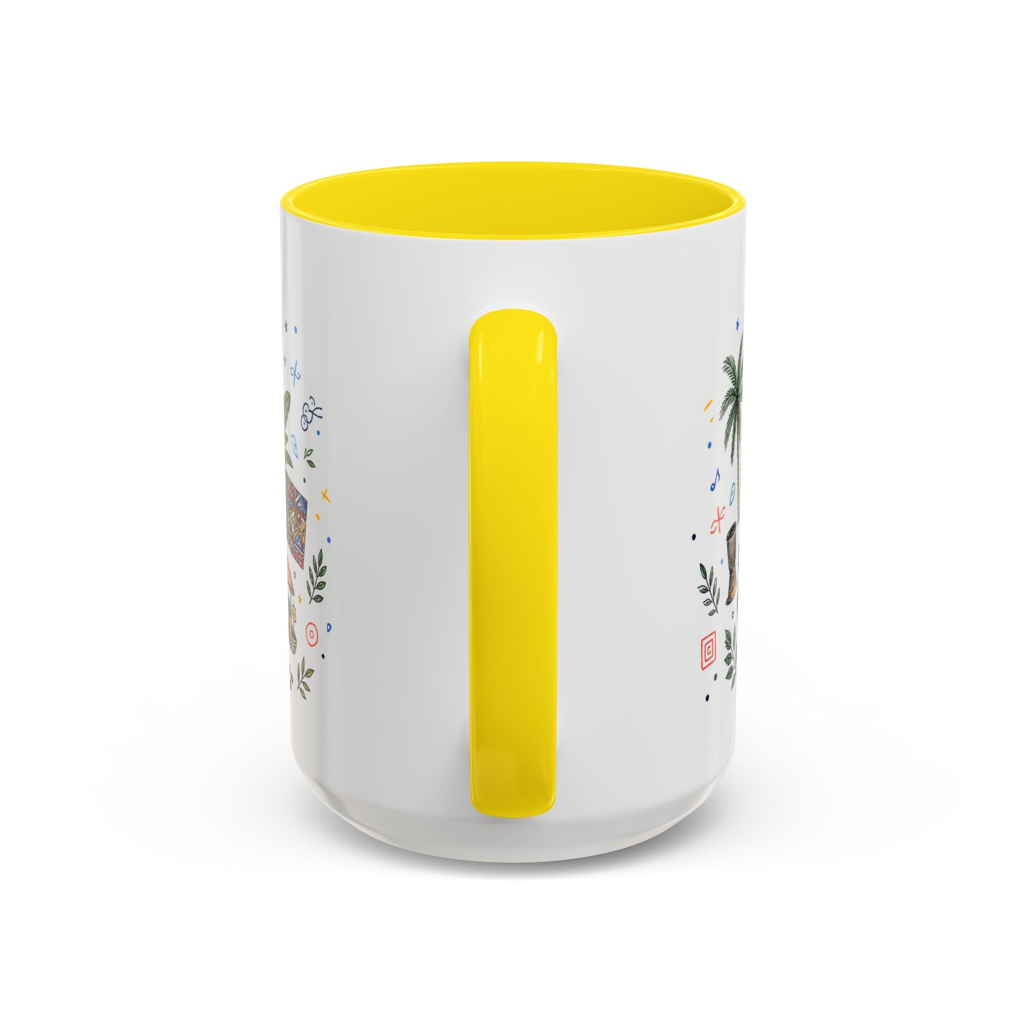 Kinshasa Coffee Mug | DR Congo Souvenir Travel Gift | Accent Color Ceramic 11oz 15oz